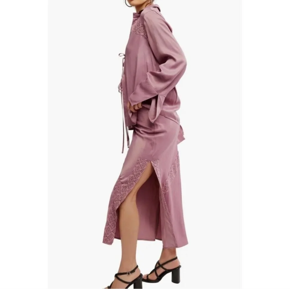 NWOT Free People Lucia Set in Nostalgia Rose size Xs, S, M - Picture 2 of 12